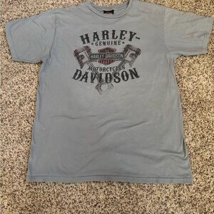 Harley-Davidson Light Gray Short Sleeve Tee